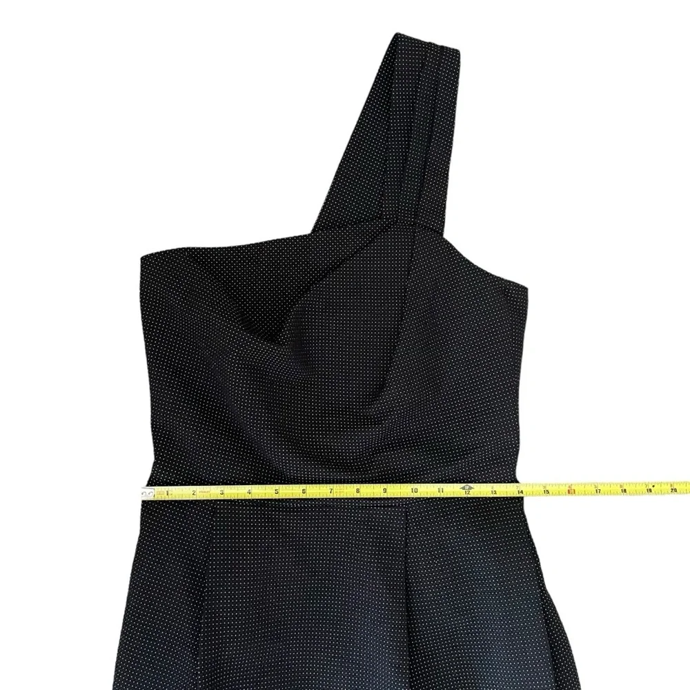 Amaya Arzuaga | Spanish Designer one shoulder black cocktail dress women XS EU38 - Picture 10 of 16